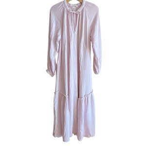 H&M Light Pink Textured Blouse